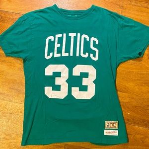 Mens Large Larry Bird T-Shirt Jersey